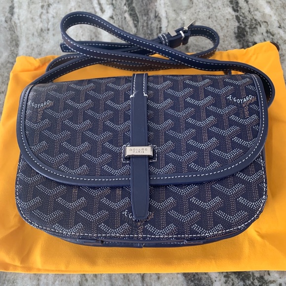 Goyard Handbags - Gently used Belvedere II navy crossbody bag